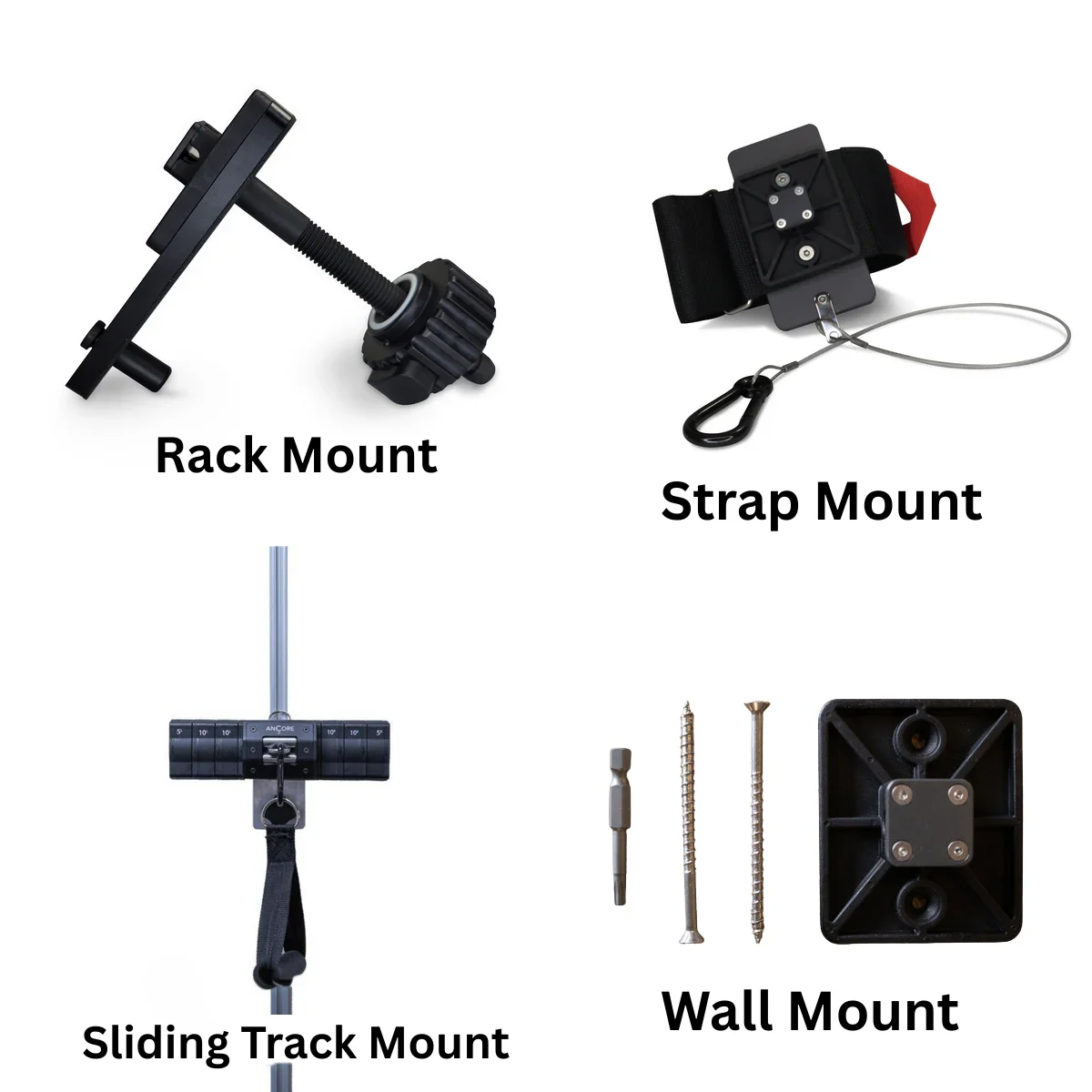 Ancore Mounts offers four mounting options